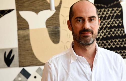 Photo by Nacho Sánchez. Pablo Lafuente at CIMAM Annual Conference in Buenos Aires, 2023