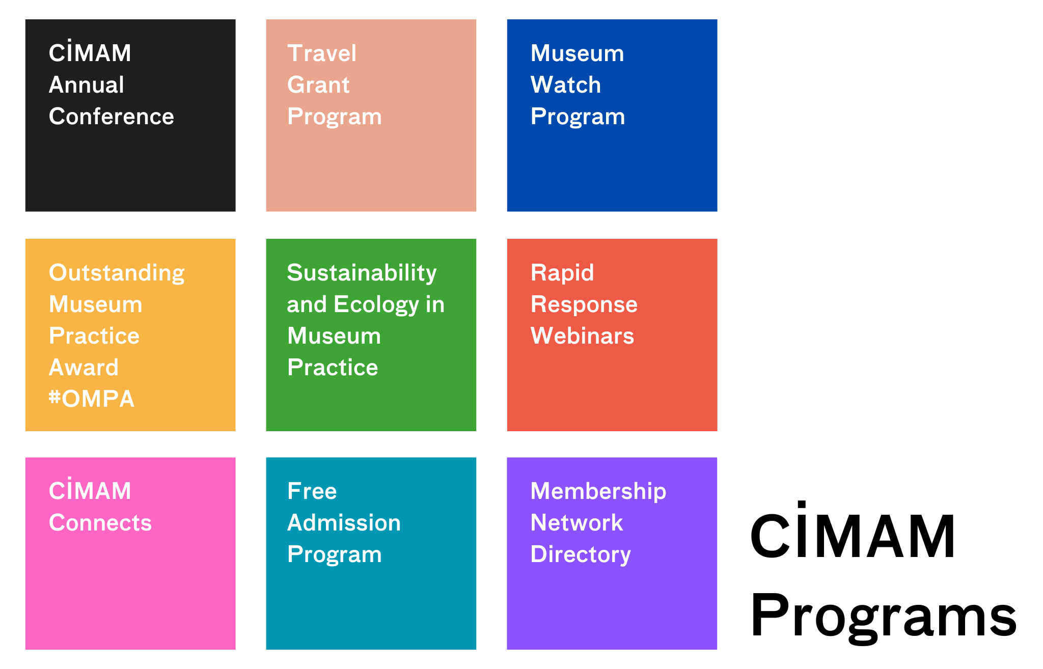 CIMAM 2026 Programs