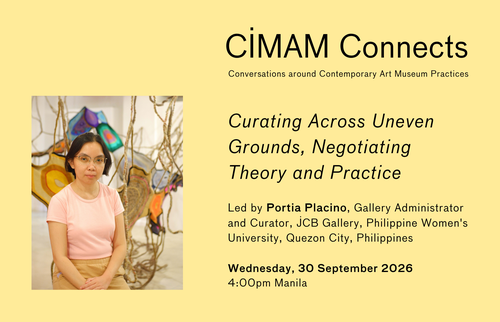 CIMAM Connects web