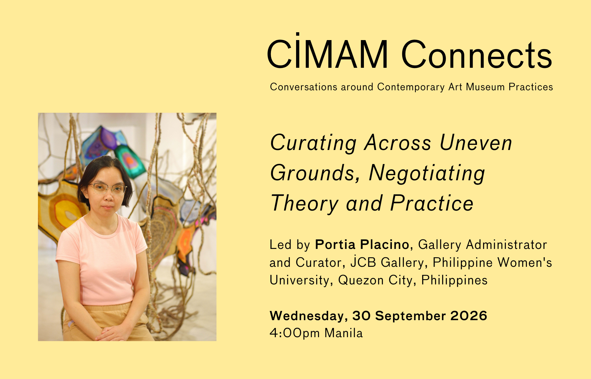 CIMAM Connects web