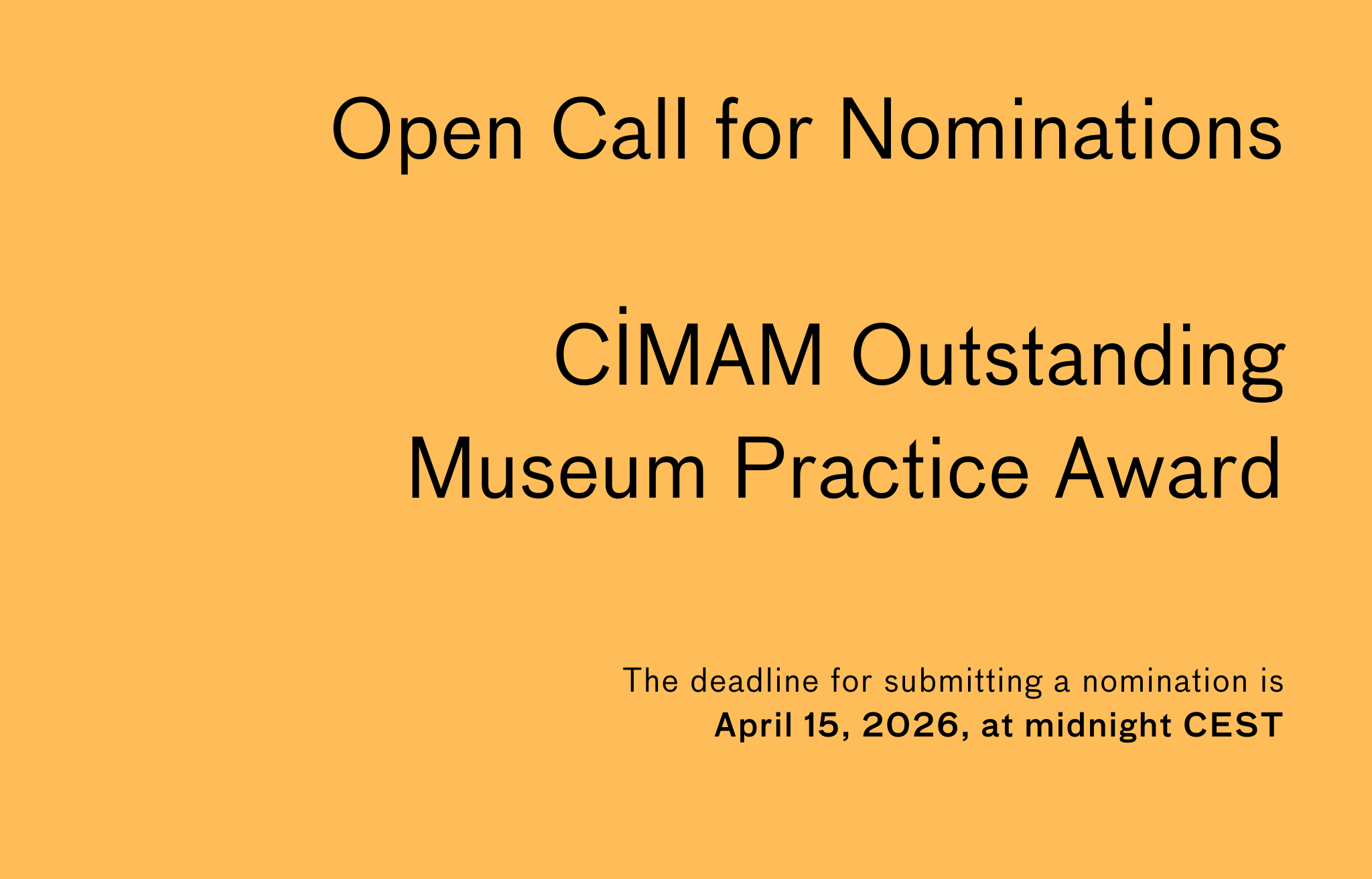 Call for Nominations