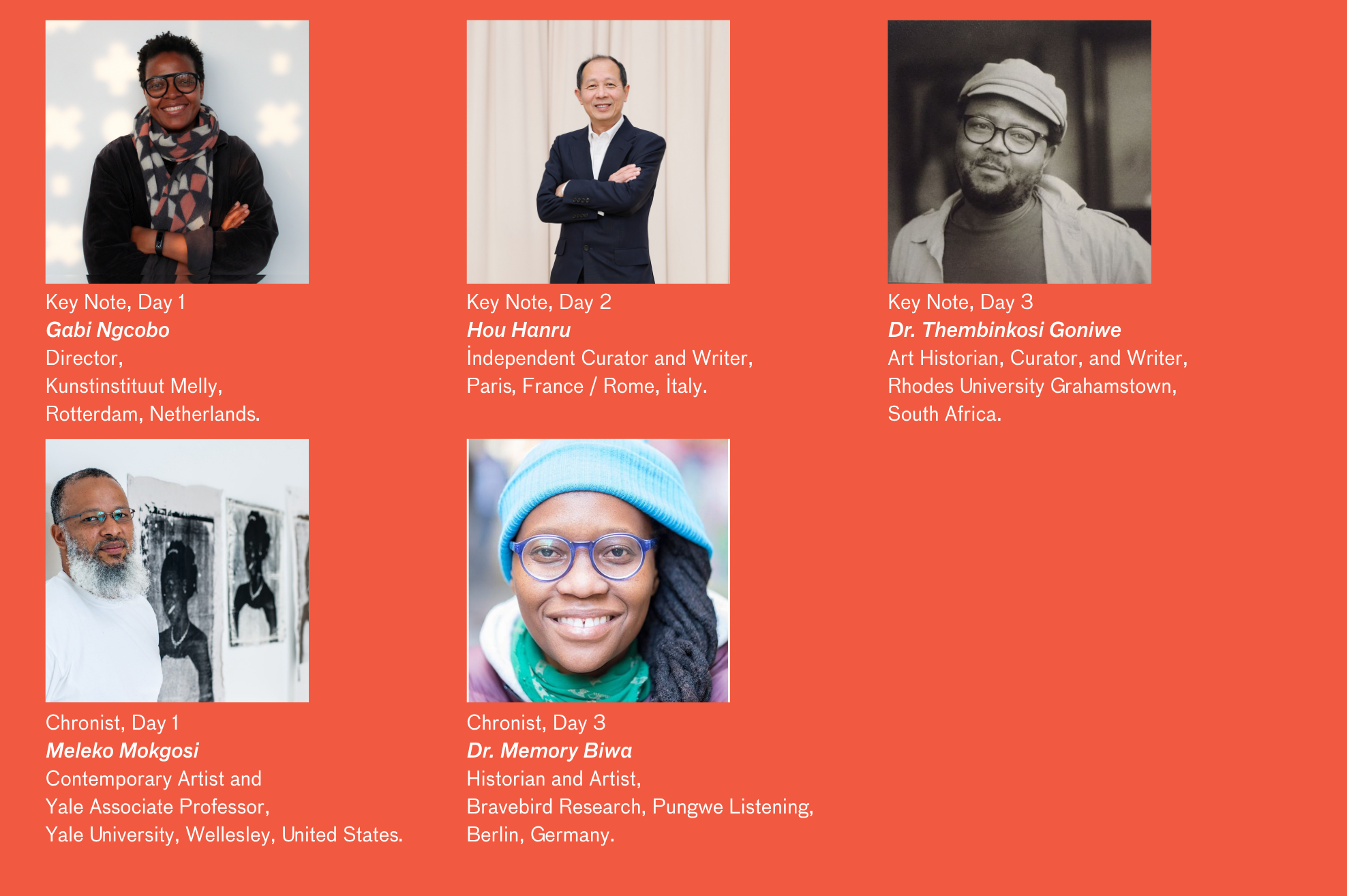 First Speaker & Chronists Line-up Announced for CIMAM 2026_web_orange