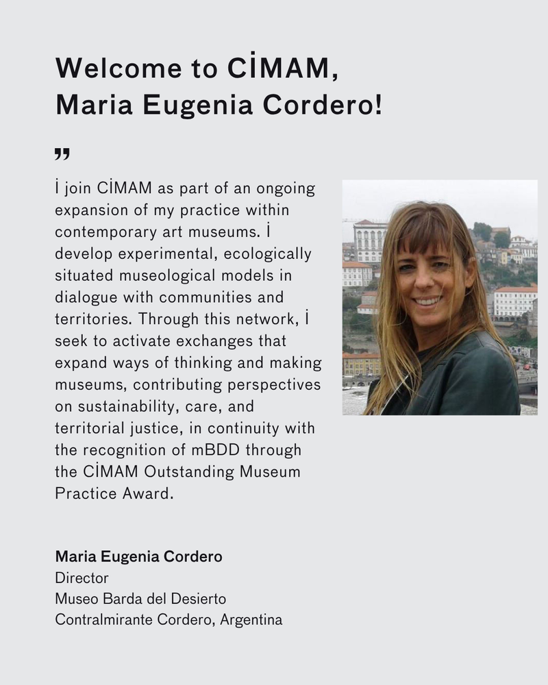 POST1 Welcome Maria Eugenia Cordero