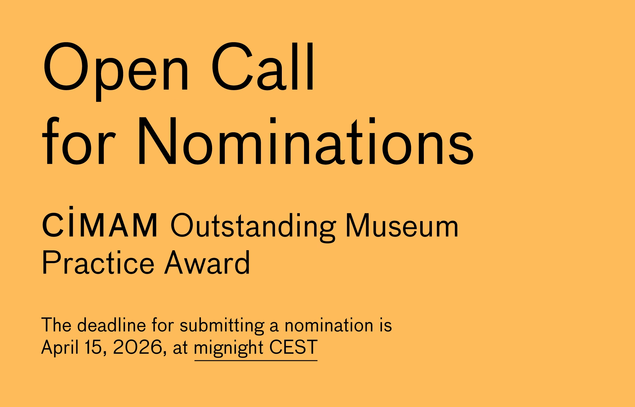 Call for Nominations